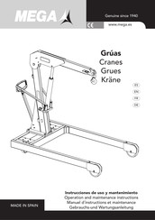 Mega CRM30 Manuel D'instructions Et Maintenance