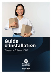 Keyyo CoComm F740 Guide D'installation