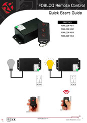 RF Solutions FOBLOQF-4S4 Guide De Démarrage Rapide