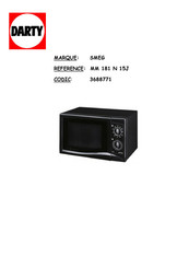 Smeg MM 181 N 15J Instructions D'utilisation