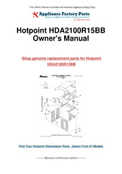 Amana HDA2100R15BB Guide D'utilisation Et D'entretien