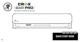 Mackie CR2-X BAR PRO Guide De Démarrage Rapide