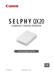 Canon SELPHY QX20 Guide D'utilisation