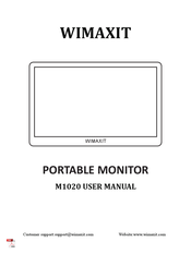 WIMAXIT M1020 Manuel D'utilisation