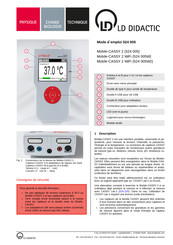 LD Didactic LEYBOLD Mobile-CASSY 2 Mode D'emploi