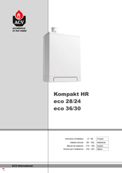 ACV Kompakt HR eco 36/30 Instructions D'installation