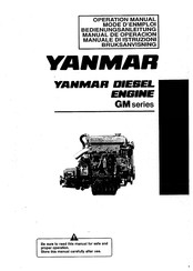 Yanmar GM Série Mode D'emploi