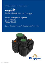 Klargester BioTec Flo R Guide De L'usager