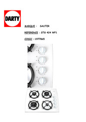 sauter STG 424 WF1 Guide D'utilisation