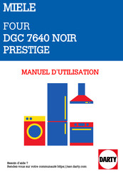 Miele DGC 7640 Mode D'emploi Et Instructions De Montage