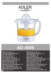 Adler europe AD 4009 Mode D'emploi