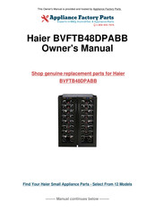 Liberty BVFTB48DPABB Guide De L'utilisateur