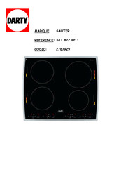 sauter STI 872 BF 1 Guide D'installation Et D'utilisation