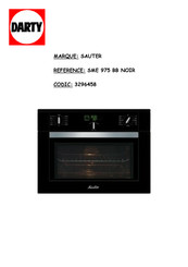 sauter SME 975 BB Guide D'installation & D'utilisation