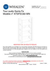 Whalen Santa Fe ATSFEC60-WN Mode D'emploi