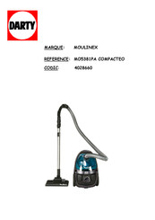 Moulinex compacteo ergo cyclonic MO5381PA Mode D'emploi