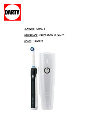 Braun Oral-B Professional Care TRIZONE 600 Mode D'emploi