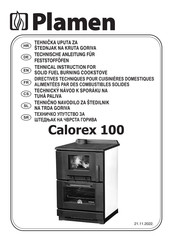 Plamen Calorex 100 Directives Techniques