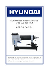 Hyundai 92217.1 Mode D'emploi