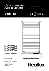 HEALLUX ETC05-0510E Mode D'emploi