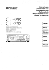 Pioneer CT-757 Mode D'emploi