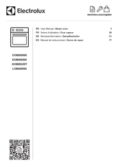 Electrolux EOB8S09X Notice D'utilisation