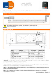 Nice FILO 600 Notice Simplifiee