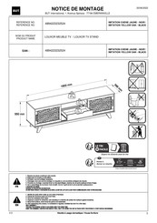 BUT LOUXOR TV STAND Notice De Montage