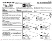 Winsome 10792 R3 Mode D'emploi