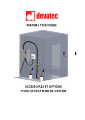 Devatec ElectroVap Steam Bath Serie Manuel Technique