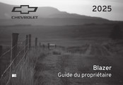 Chevrolet Blazer 2025 Guide Du Propriétaire