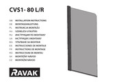 Ravak CVS1-80 L Instructions De Montage