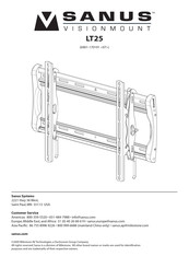 Sanus VisionMount LT25 Mode D'emploi