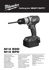 Milwaukee M18 BDD-402C Notice Originale