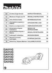 Makita GA015G Manuel D'instructions