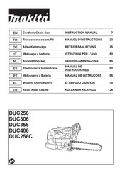 Makita DUC306RF2 Manuel D'instructions