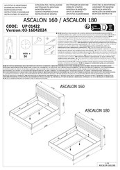 Dedeman ASCALON 160 UP 01422 Instructions D'assemblage