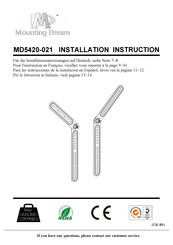 Mounting Dream MD5420-021 Instructions D'installation