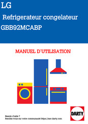 LG GBB92MCABP Manuel Du Propriétaire