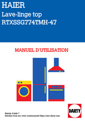 Haier RTXSSG774TMH-47 Manuel D'utilisation