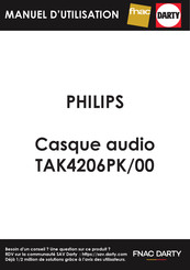 Philips TAK4206PK/00 Mode D'emploi