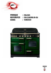 Falcon Classic Deluxe 110 Induction Mode D'emploi & Instructions D'installation