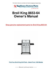 Broil King 8653-64 Manuel D'utilisation