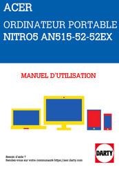 Acer AN515-52 Manuel D'utilisation