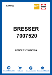 Bresser 7007520 Mode D'emploi