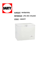 Whirlpool AFG 652-B Manuel D'utilisation