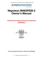 Napoleon M485RSIB-2 Manuel D'utilisation