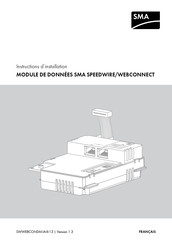 SMA SPEEDWIRE Instructions D'installation