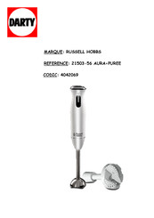 Russell Hobbs 21503-56 AURA+PUREE Mode D'emploi