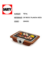 TEFAL CB582012 Manuel D'utilisation